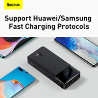 Baseus 30000 mAh Power Bank 20W przenośna ładowarka zewnętrzna ładowarka 30000 mAh Powerbank dla iPhone Xiaomi PoverBank 5